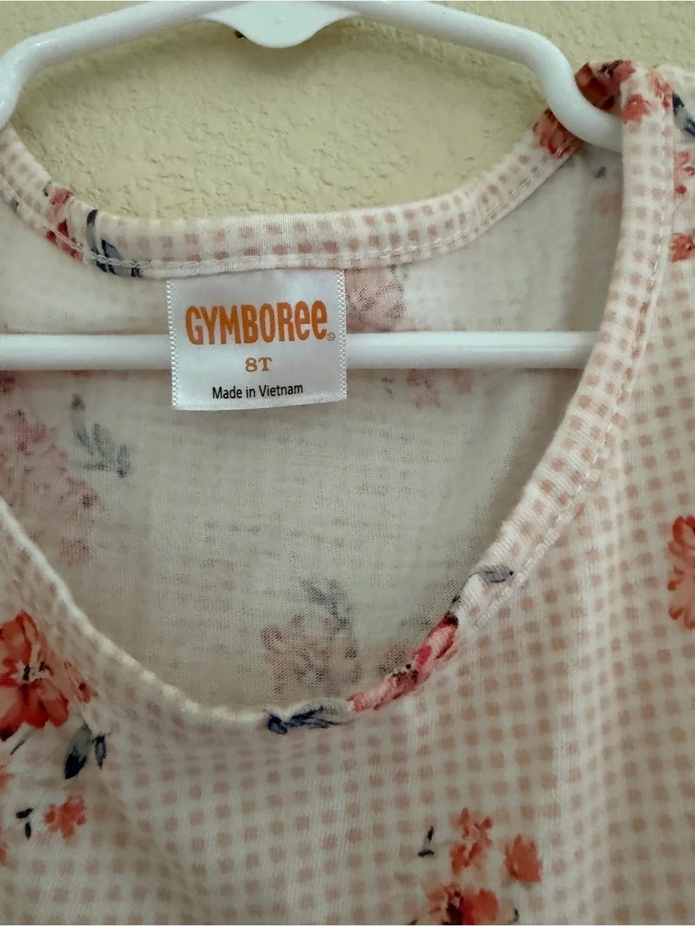 Gymboree Pink Floral Short-Sleeve Casual Dress